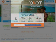 Tablet Screenshot of olympus-tours.com