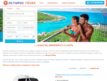 Tablet Screenshot of olympus-tours.com.mx